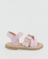 Sandalias Corazones Brillos Rosa Pink